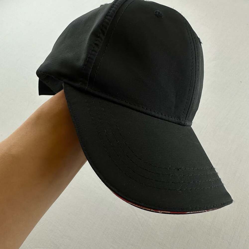 AMG Baseball Cap Size 58 Black Red Logo Hat